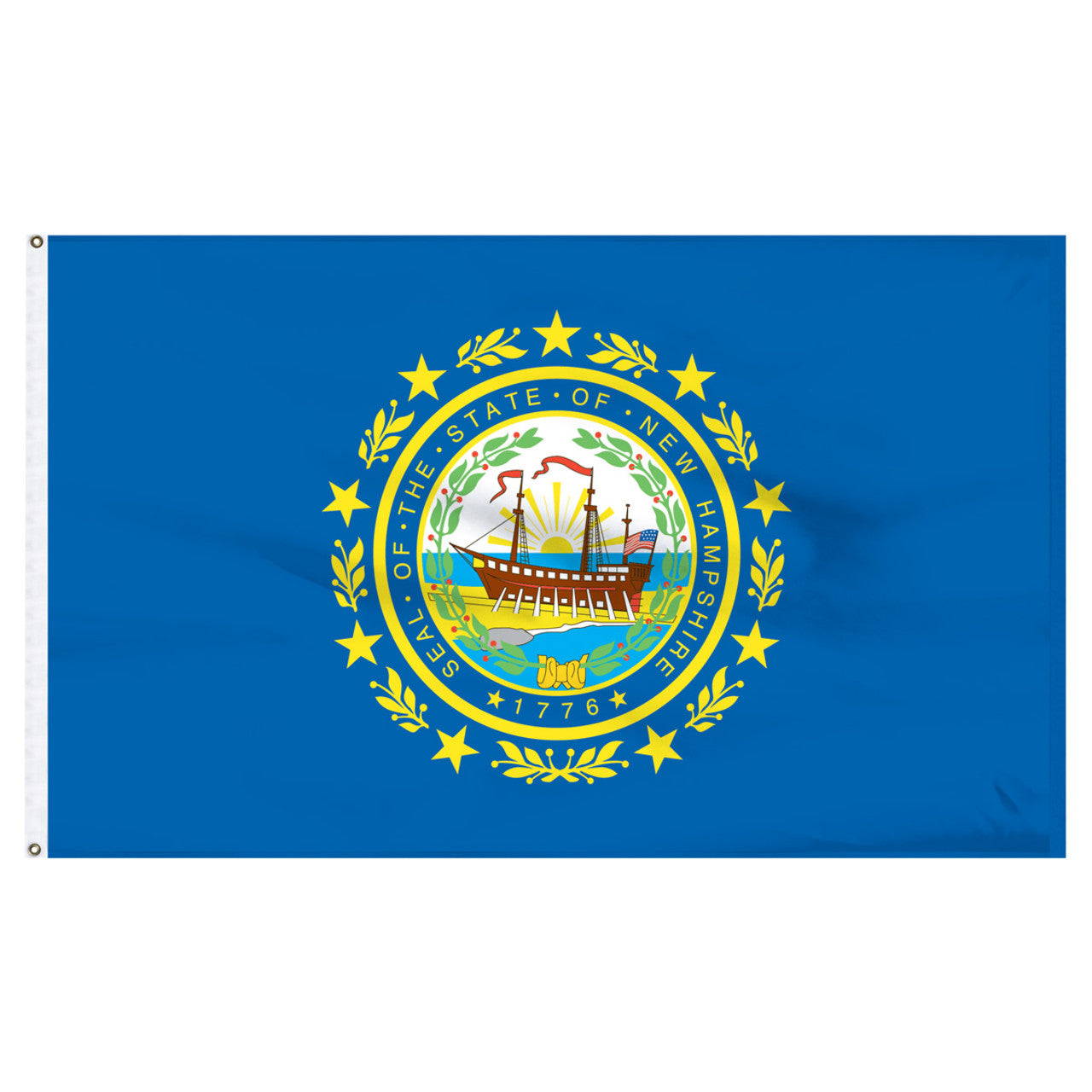 New Hampshire Flag 5 x 8 Feet Nylon