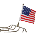 Fixed Motorcycle Flag Mount - 1/2"