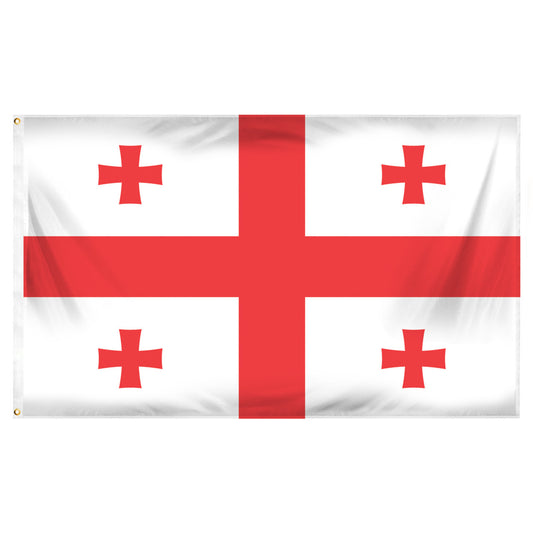 3ft x 5ft Georgia National Flag - Printed Polyester