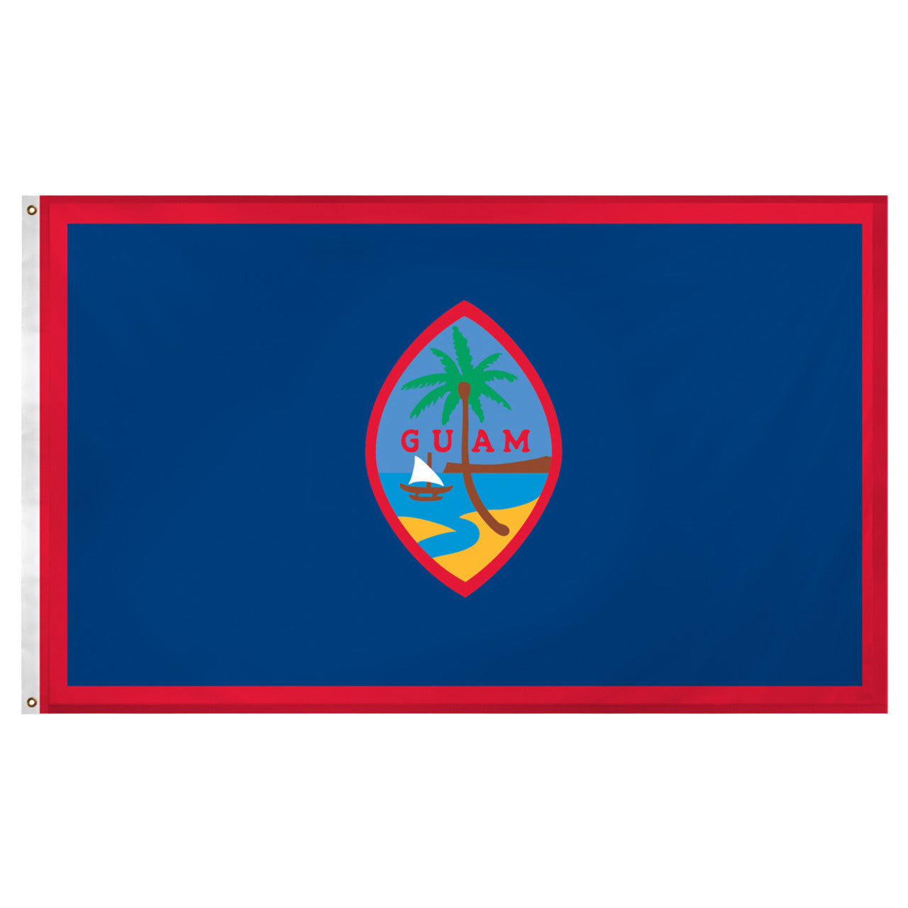 Guam Flag 3x5ft Super Knit Polyester