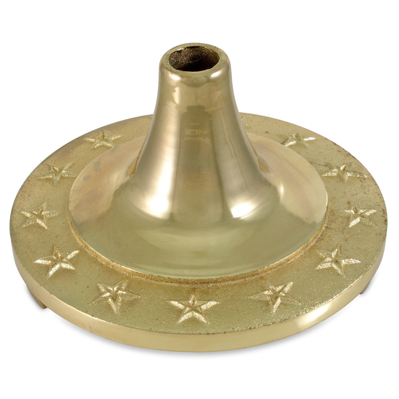 Starcast Conway Cast Iron Gold Floor Stand for Indoor Flagpoles