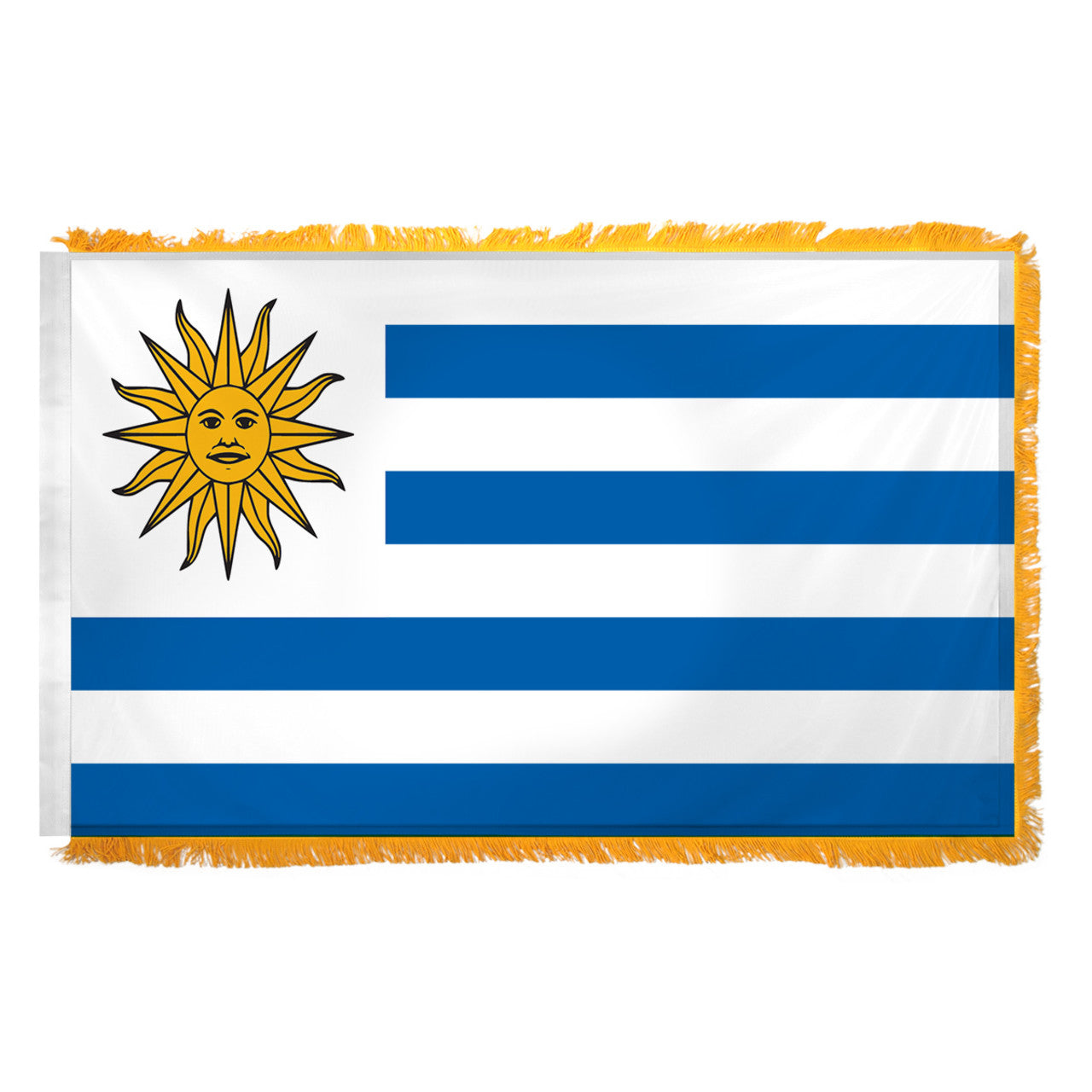 Uruguay 2ft x 3ft Nylon Flag