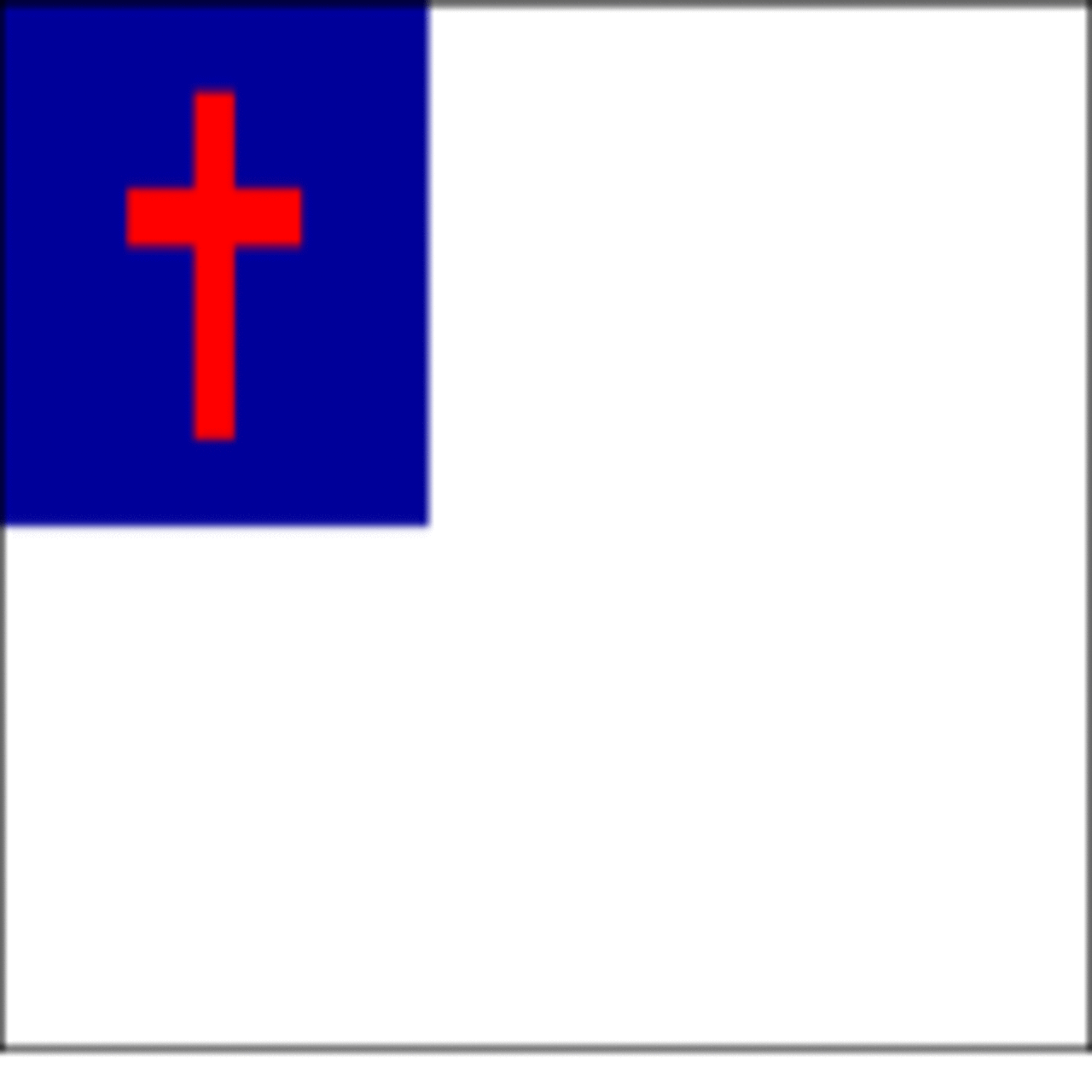 Christian 3ft x 5ft Nylon with Pole Hem