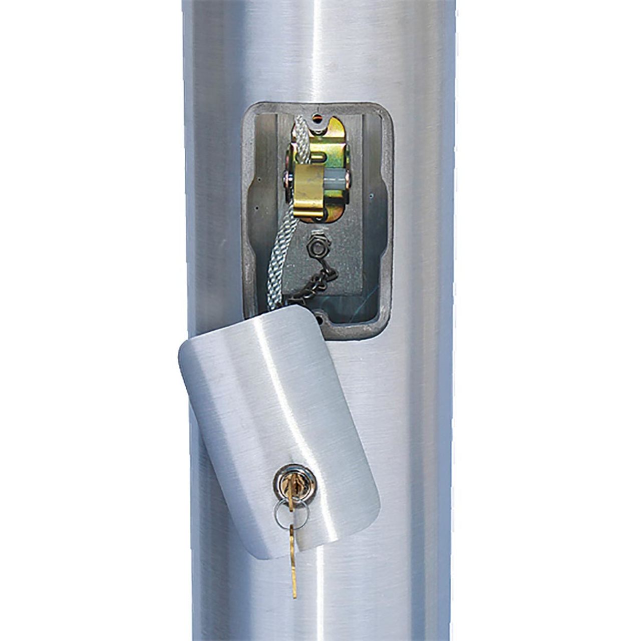Sentry II Series 30ft Commercial Flagpole - .188in Wall Thickness - 6in Butt Diameter