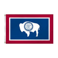 Super Tough Wyoming Outdoor Nylon Flag 3' x 5'