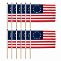 Betsy Ross Stick Flag 12"x18" - 12 PK