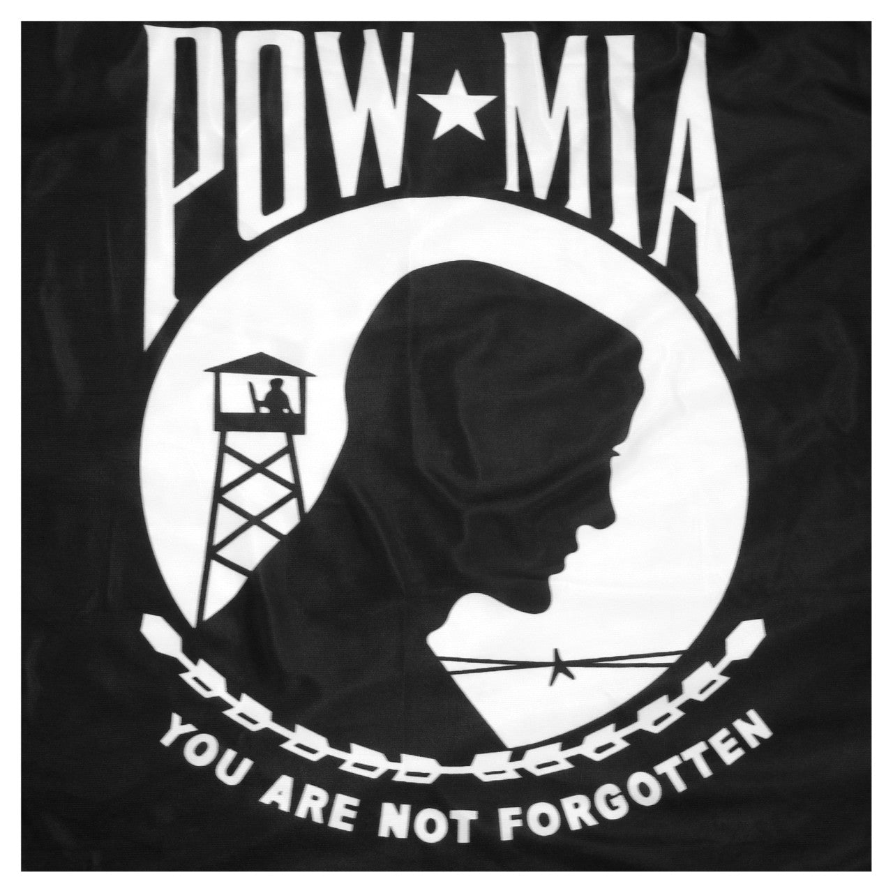 POW MIA 3ft x 5ft Super Knit Polyester - Single Sided