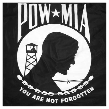 POW MIA 3ft x 5ft Super Knit Polyester - Single Sided