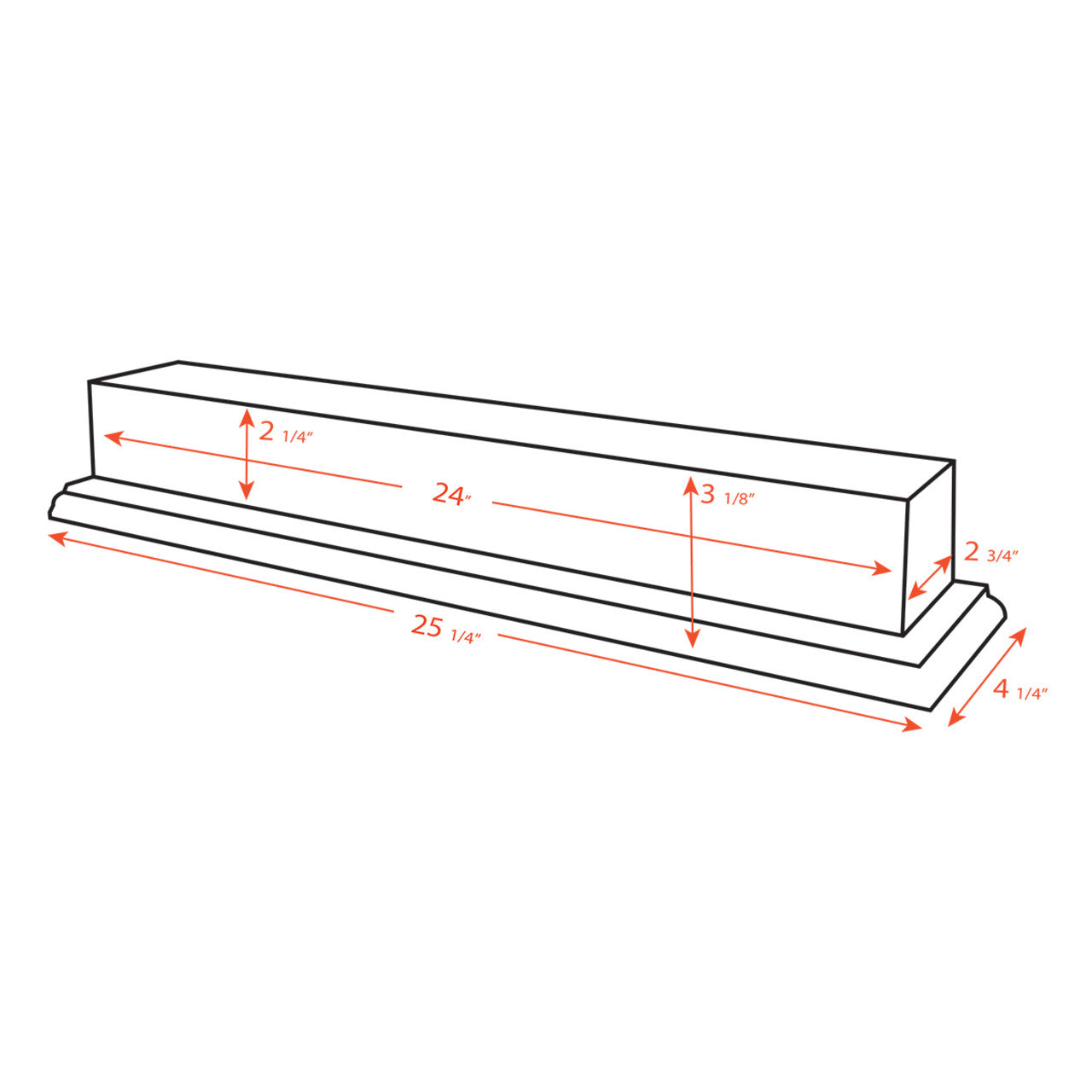 Adams Pedestal for 5' x 9.5' Flag Case