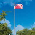 Hurricane Series 25ft Flagpole - External Halyard - ECH25