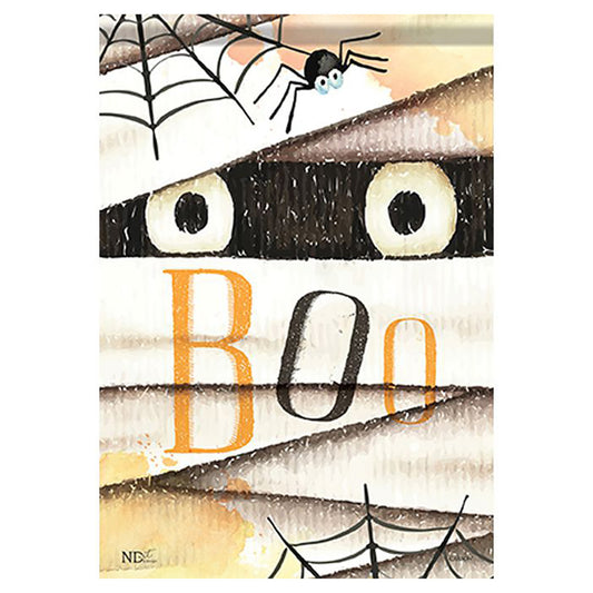 Carson Halloween Garden Flag - Mummy Face - 12.5in x 18in