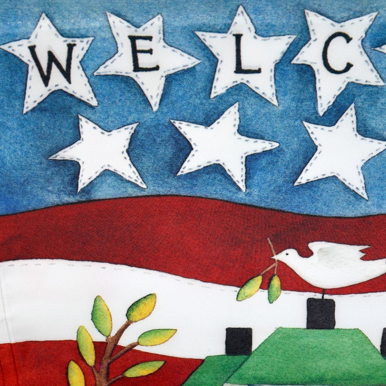 Poly Welcome Home Banner 12 1/2in x 18in