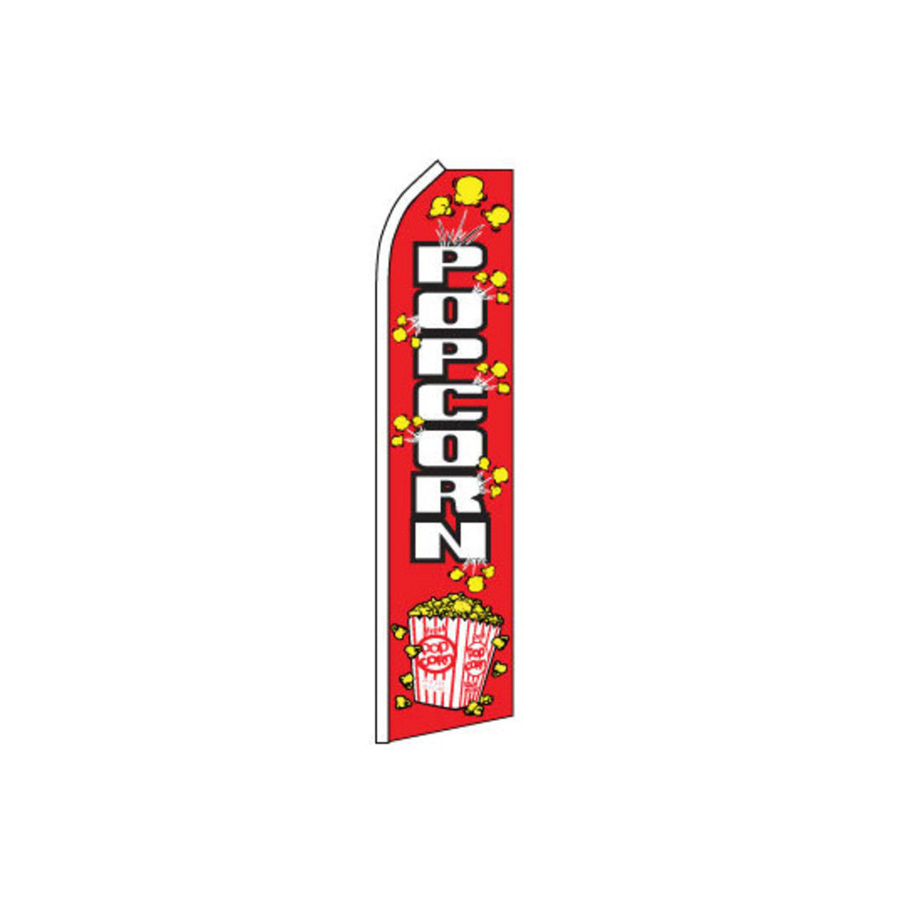 Popcorn Swooper Flag - 11.5ft x 2.5ft