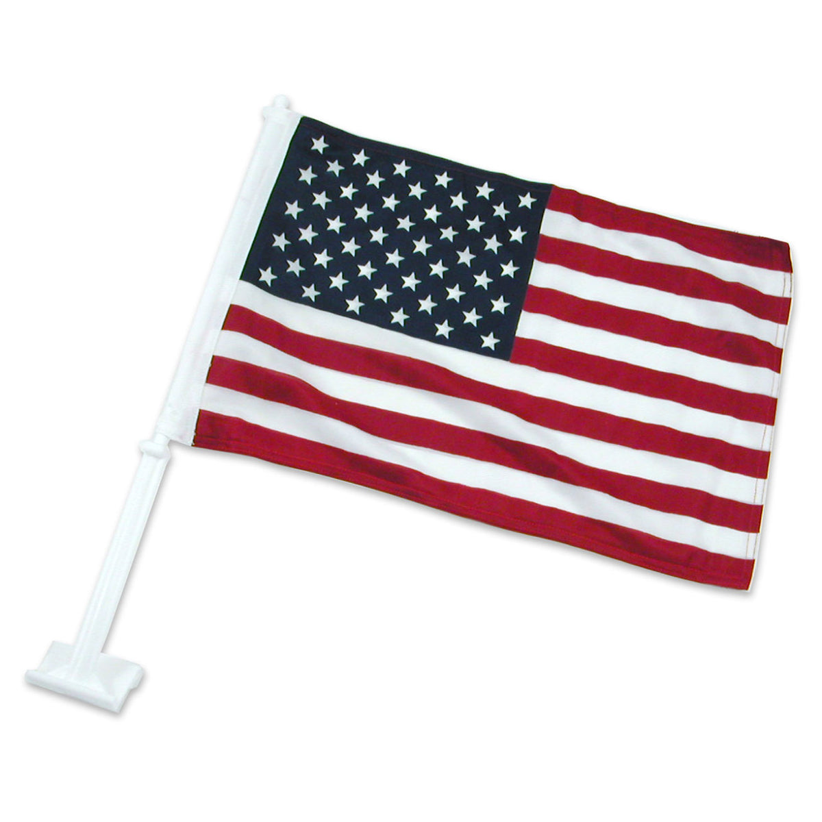 American flag on a white background