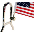 Rear Square Stainless Steel  Motorcycle Flag Holder