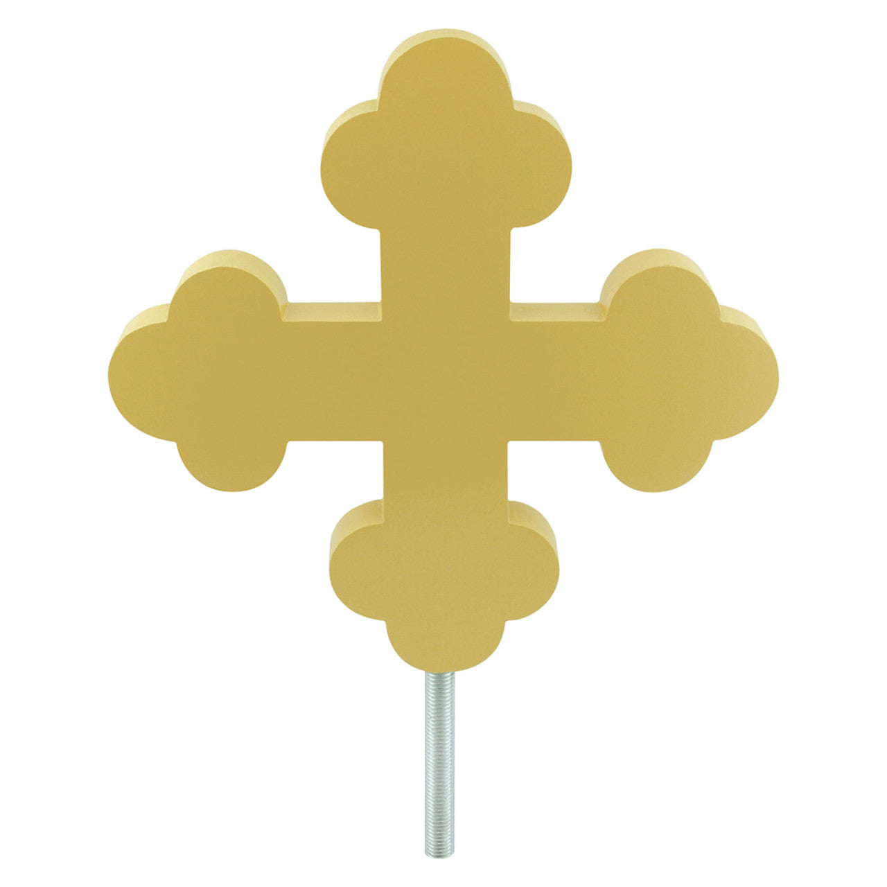 Gold Aluminum Botonee Cross