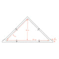 Roosevelt Burial Flag Display Case for 5' x 9.5' Flag