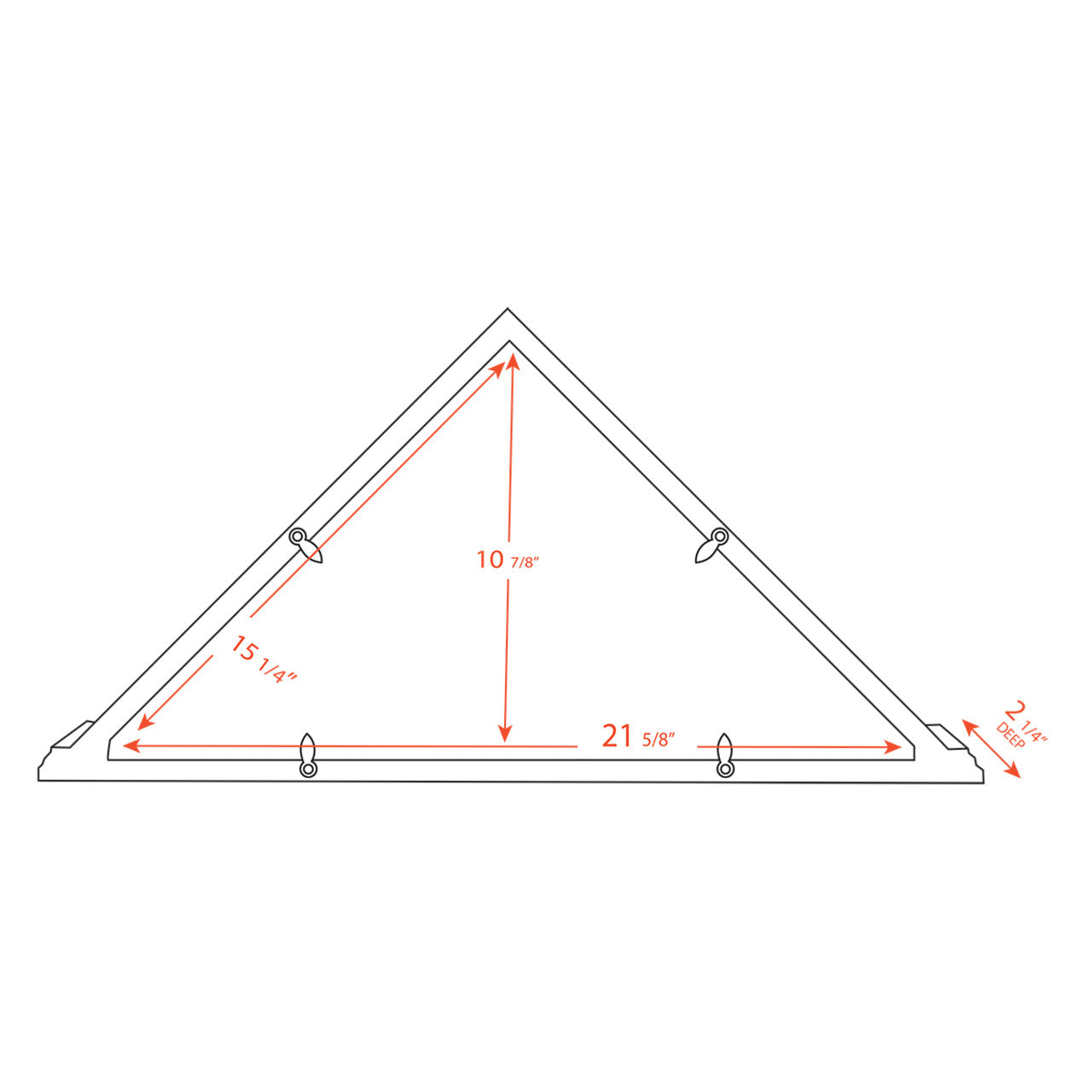 Roosevelt Burial Flag Display Case for 5' x 9.5' Flag