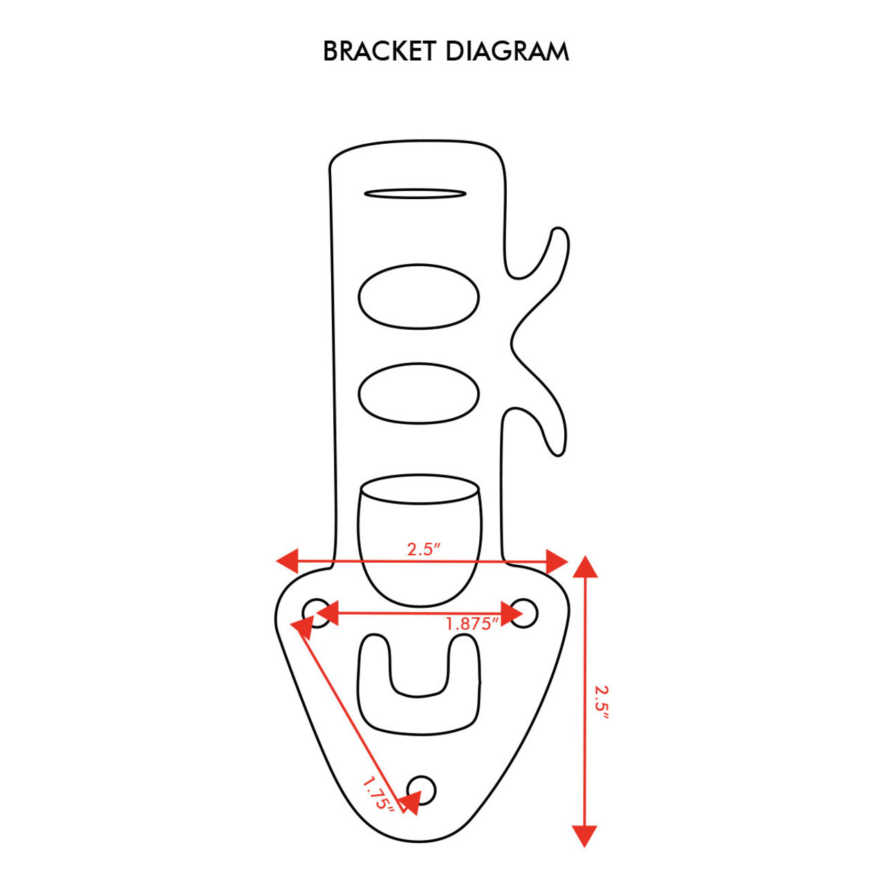 1in Stainless Steel Bracket by Valley Forge