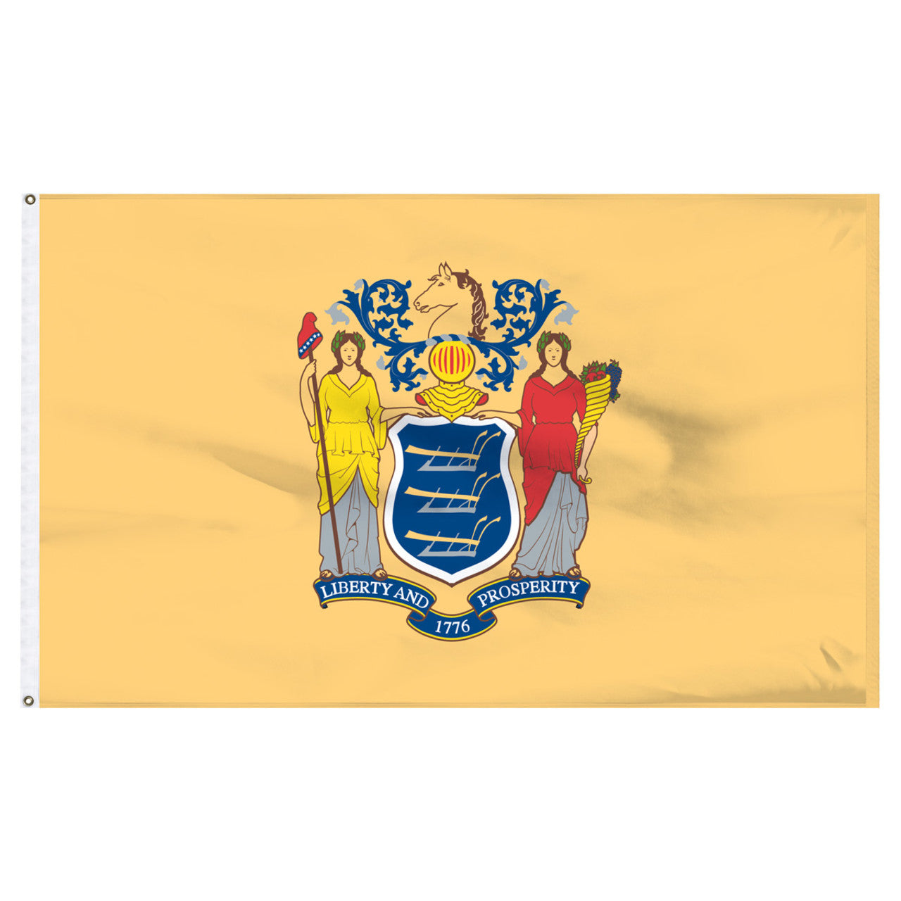 New Jersey flag 4 x 6 feet nylon