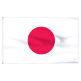 Japanese flag with a red circle on a white background