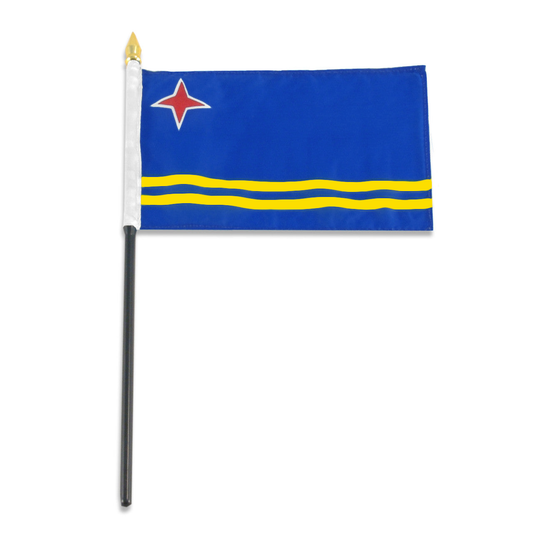 Aruba flag 4 x 6 inch