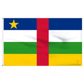 Central African Rep 6' x 10' Nylon Flag