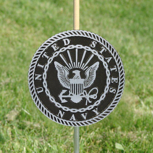 Navy Grave Marker - Aluminum