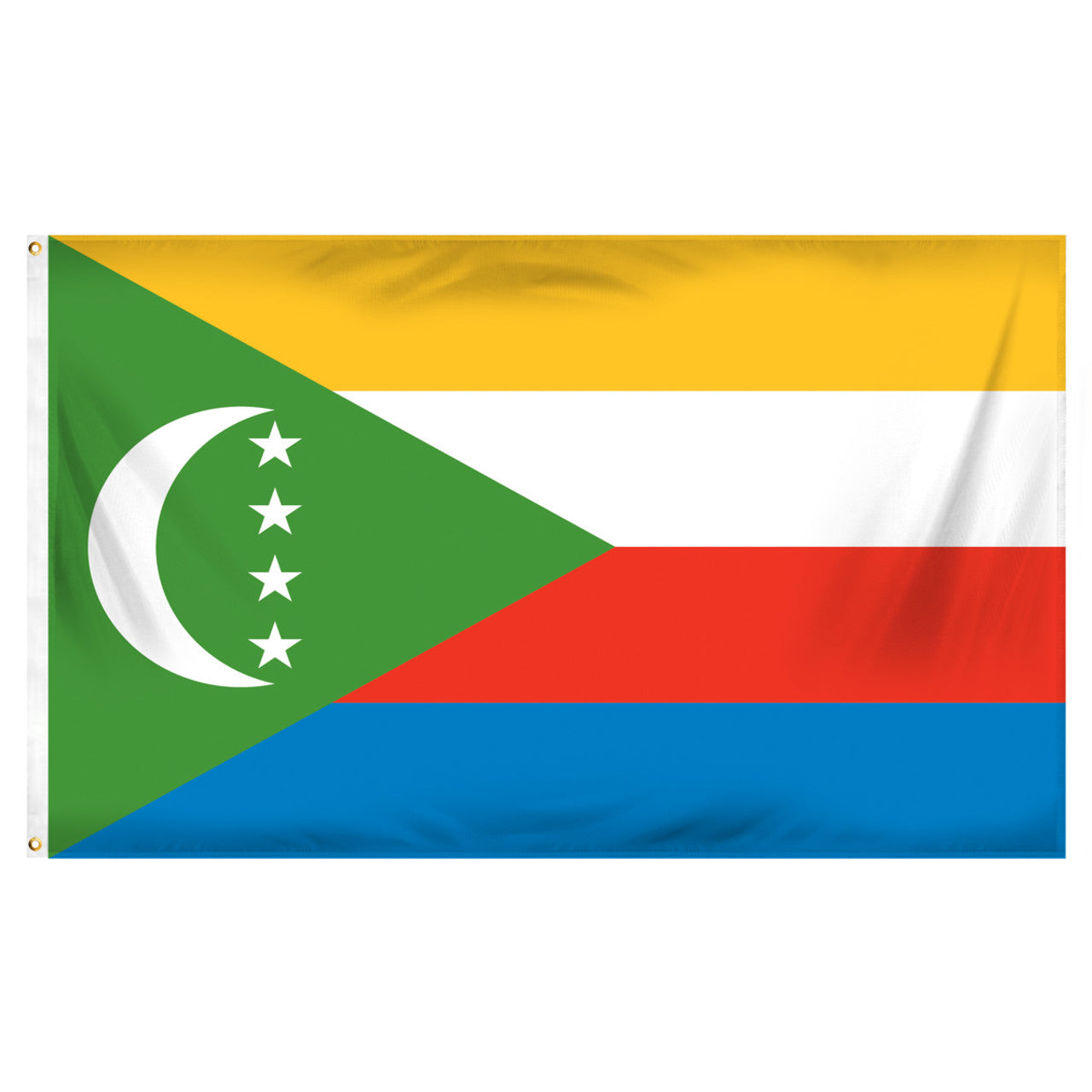 Comoros Flag 3ft x 5ft Printed Polyester