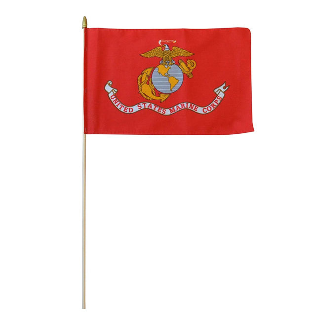 Marine 12in x 18in Poly-cotton Flag – United States Flag Store