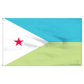Djibouti 4' x 6' Nylon Flag