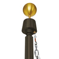 Titan Series 40ft Commercial Flagpole - .156in Wall Thickness - 7in Butt Diameter