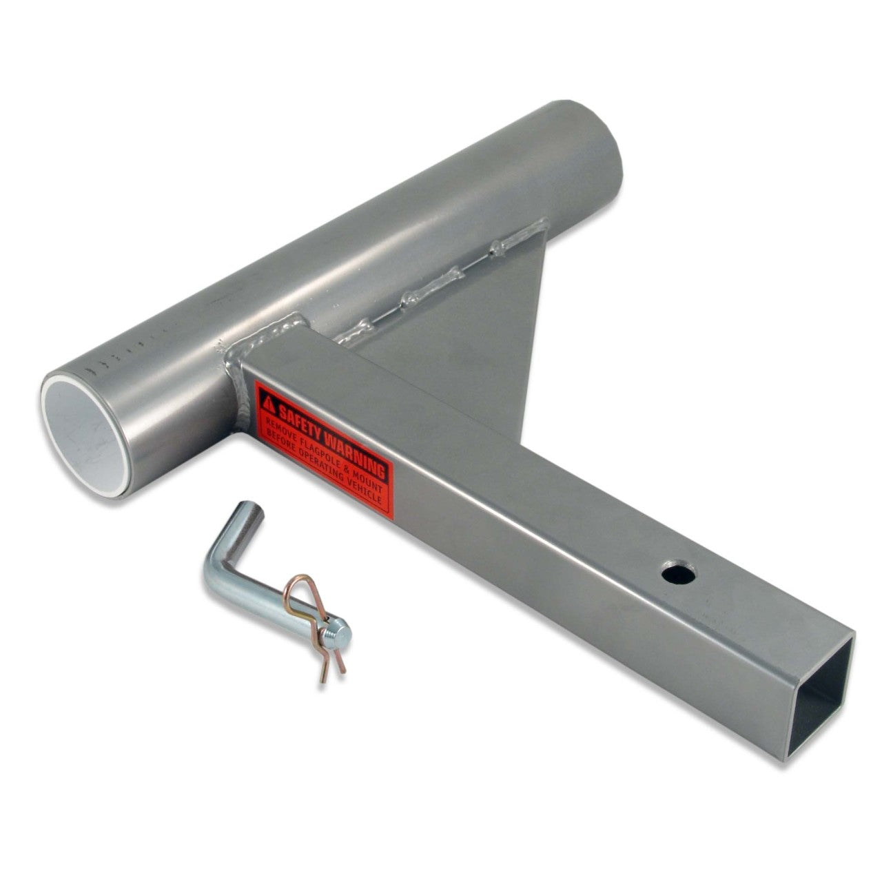 Aluminum Silver Trailer Hitch Bracket