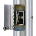 Titan Series 60ft 3 Sections Commercial Flagpole - .188in Wall Thickness - 10in Butt Diameter