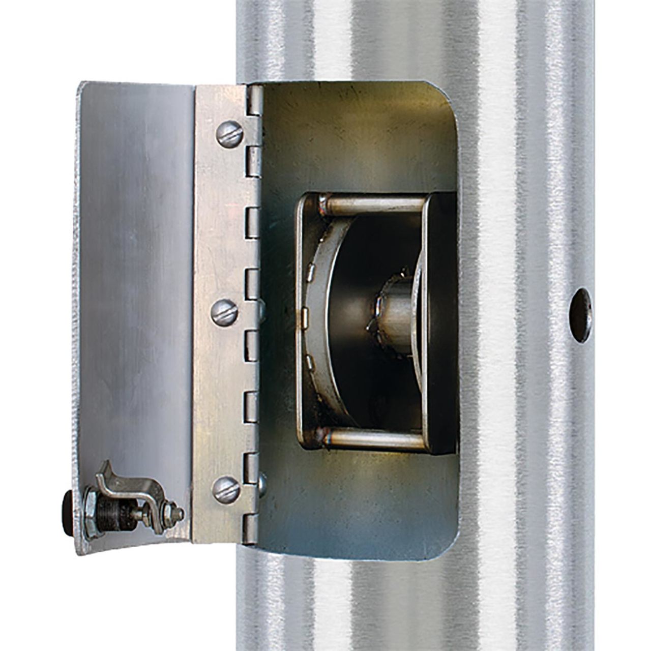 Titan Series 70ft 3 Sections Commercial Flagpole - .250in Wall Thickness - 12in Butt Diameter