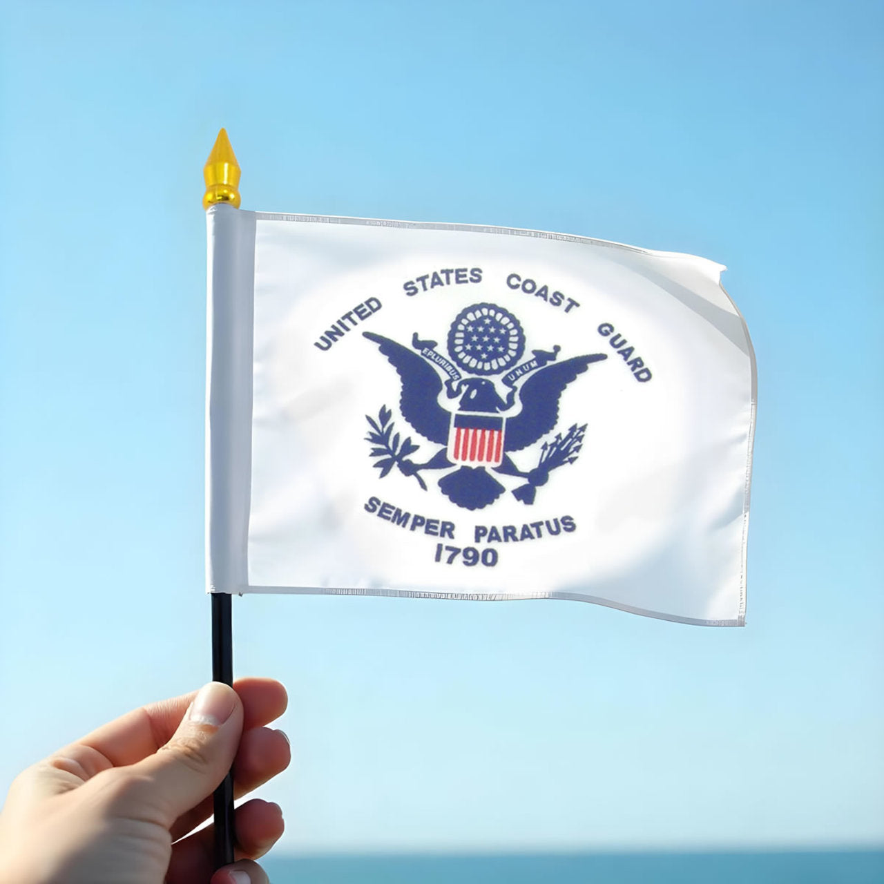 Coast Guard flag 4 x 6 inch