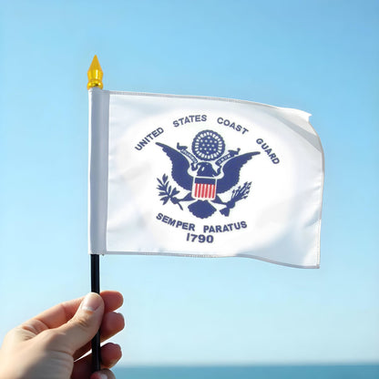 Coast Guard flag 4 x 6 inch