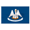 Super Tough Louisiana Nylon Flag 3ft x 5ft
