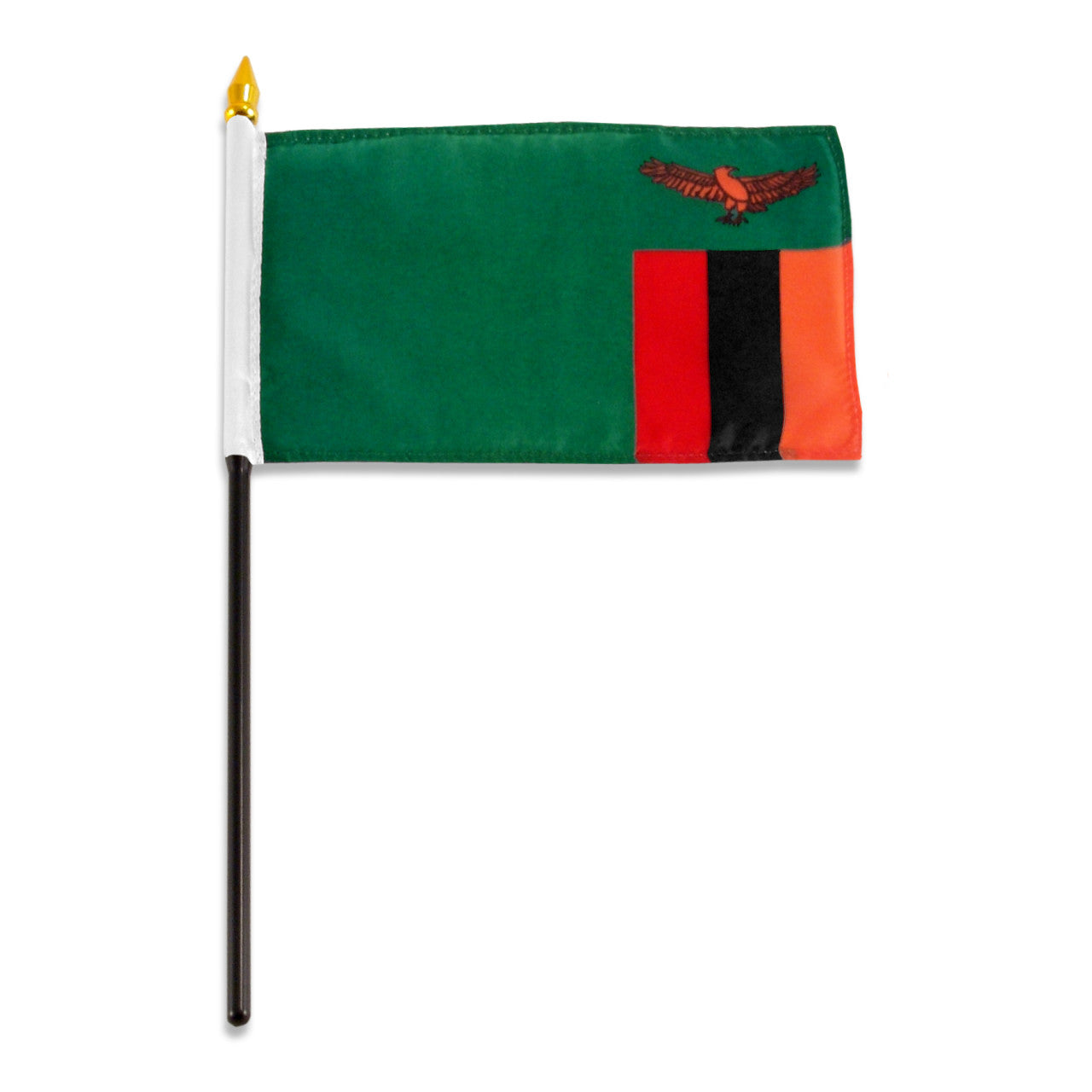 Zambia 4in x 6in Polyester Flag – United States Flag Store