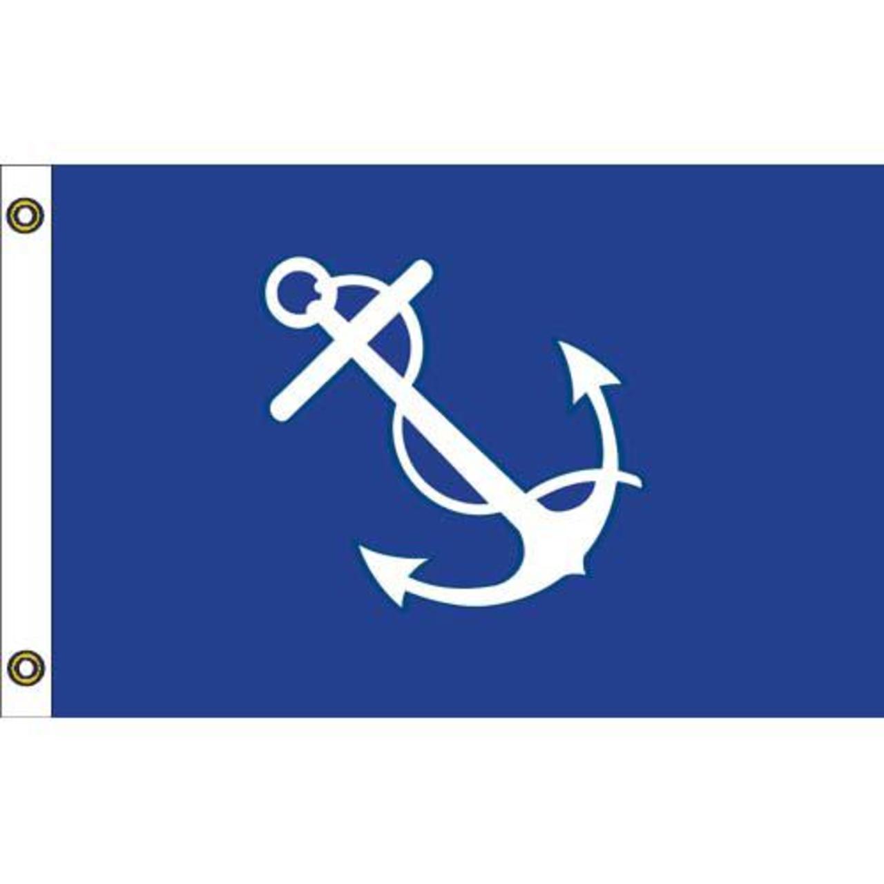 US YACHT PORT CAPTAIN 12in x 18in Flag