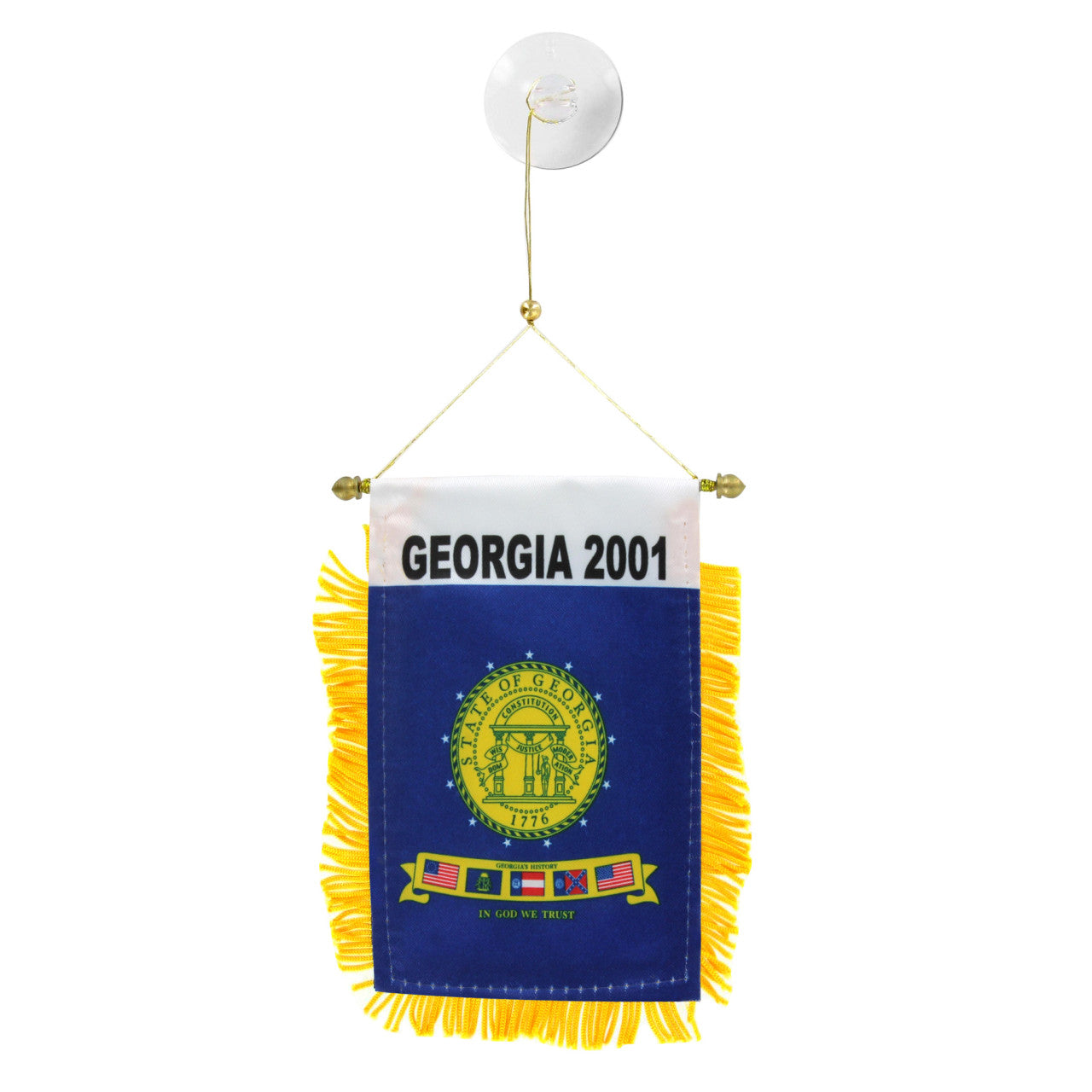 Georgia 2001 Mini Window Banner - 4in x 6in
