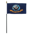 Navy flag 4 x 6 inch - Stick Flag