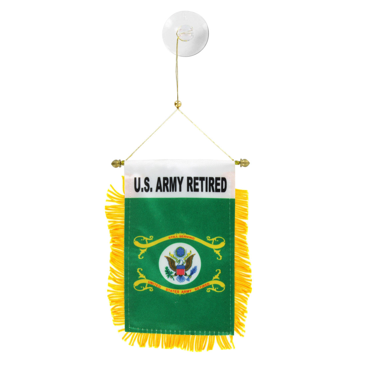 U.S. Army Retired Mini Window Banner - 4in x 6in