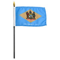 Delaware flag 4 x 6 inch