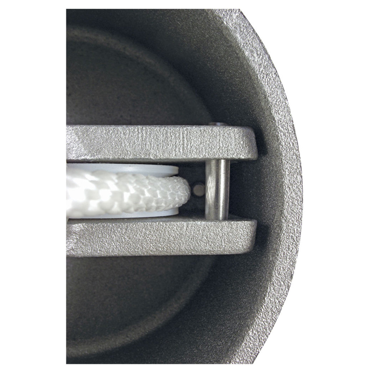 Threaded Stationary Truck - Single Pulley - 3 1/2" - IHT-VS