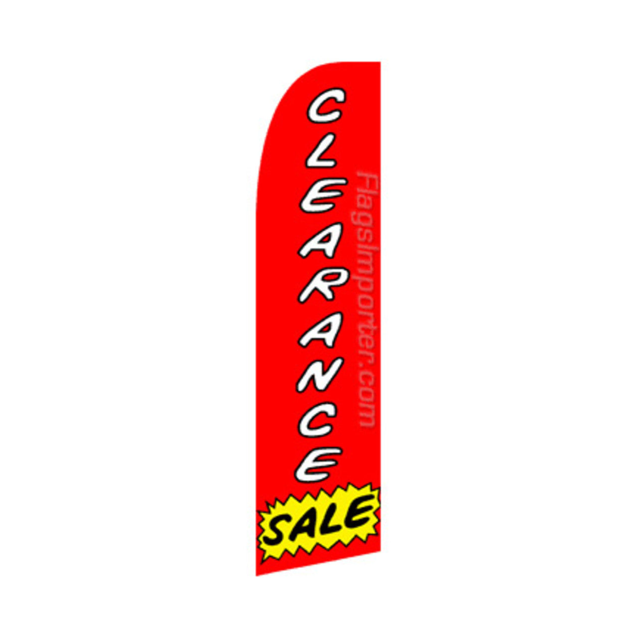 Clearance Sale Swooper Flag - 11.5ft x 2.5ft