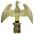 Plastic Slip Fit Eagle for 1in Aluminum Pole - Brass Plated
