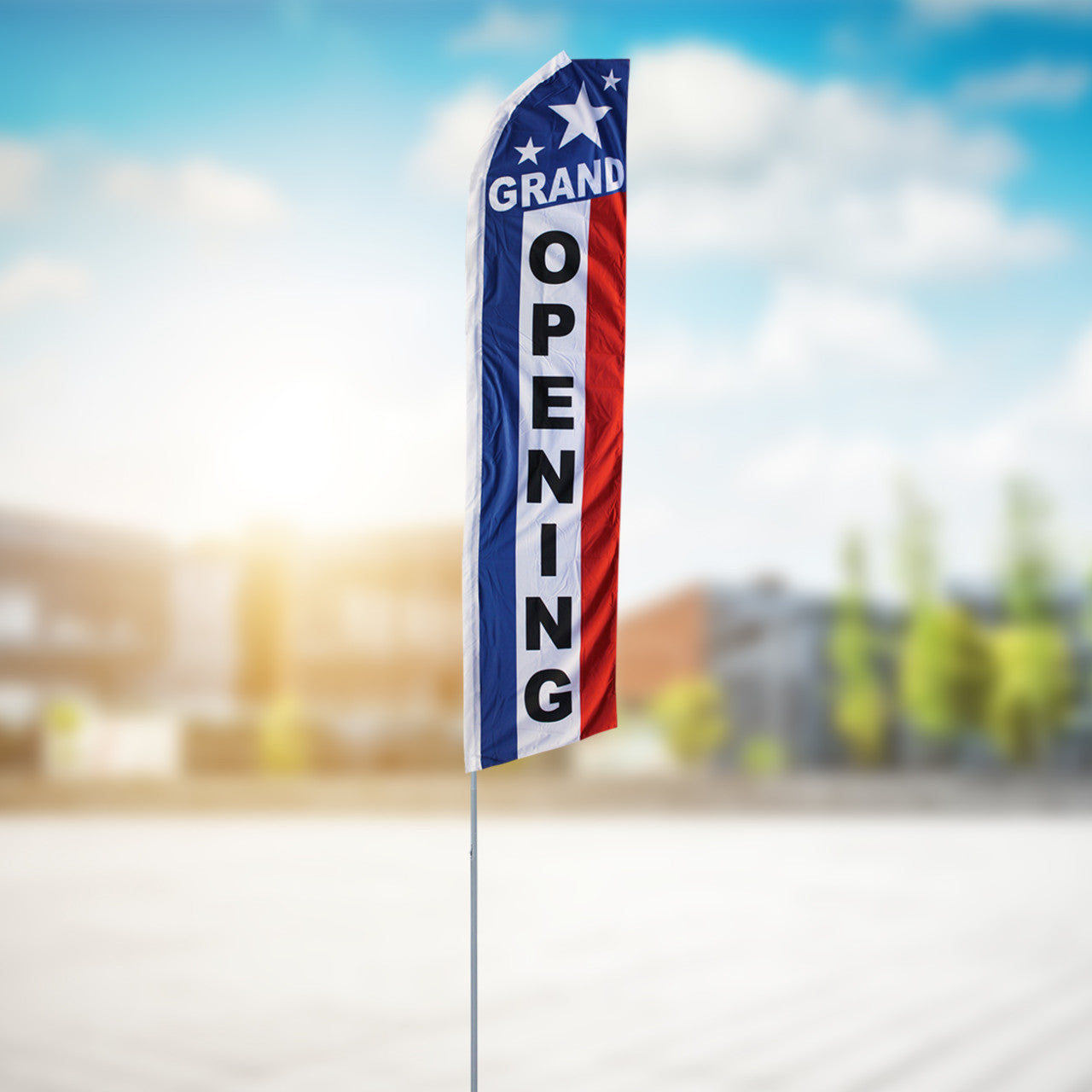 Super Tough 16ft Sectional Advertising Swooper Flagpole