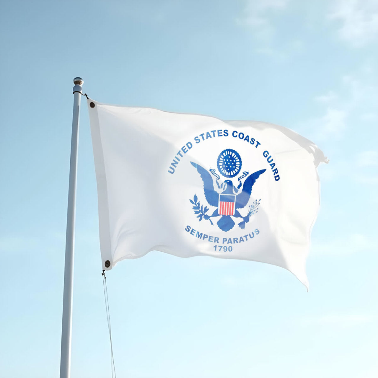 US Coast Guard Flag 3x5ft Super Knit Polyester