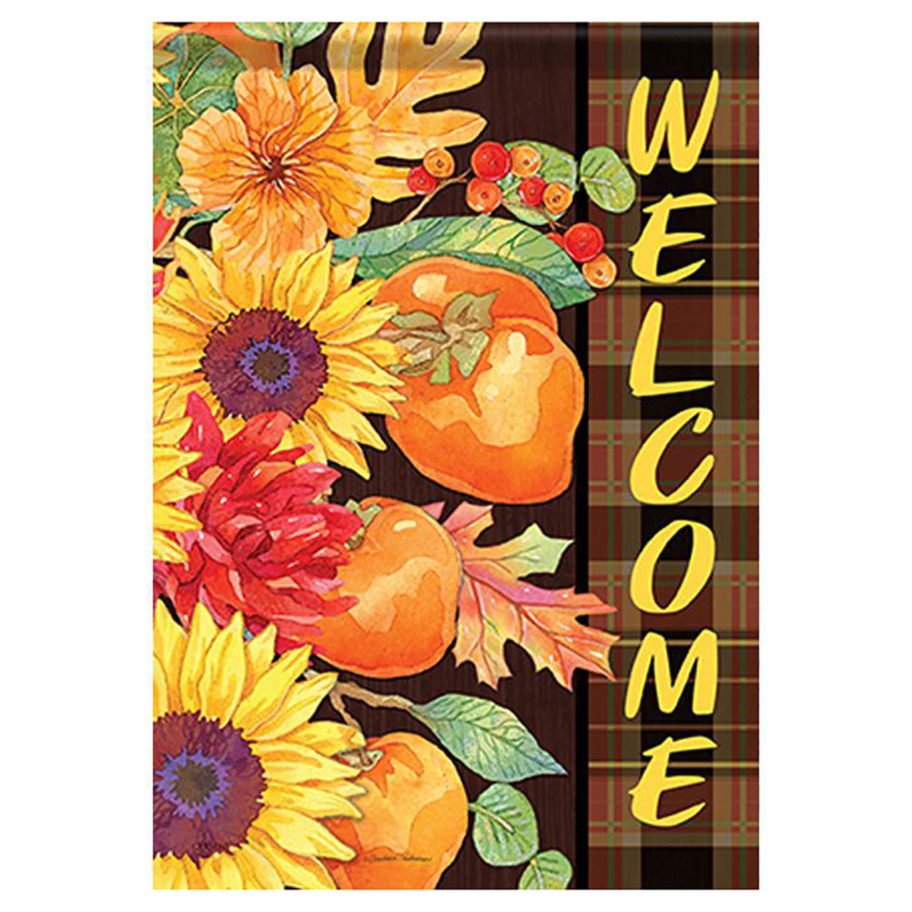 Carson Fall Banner Flag - Fall Floral – United States Flag Store